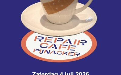 Zaterdag 4 juli weer Repair Café
